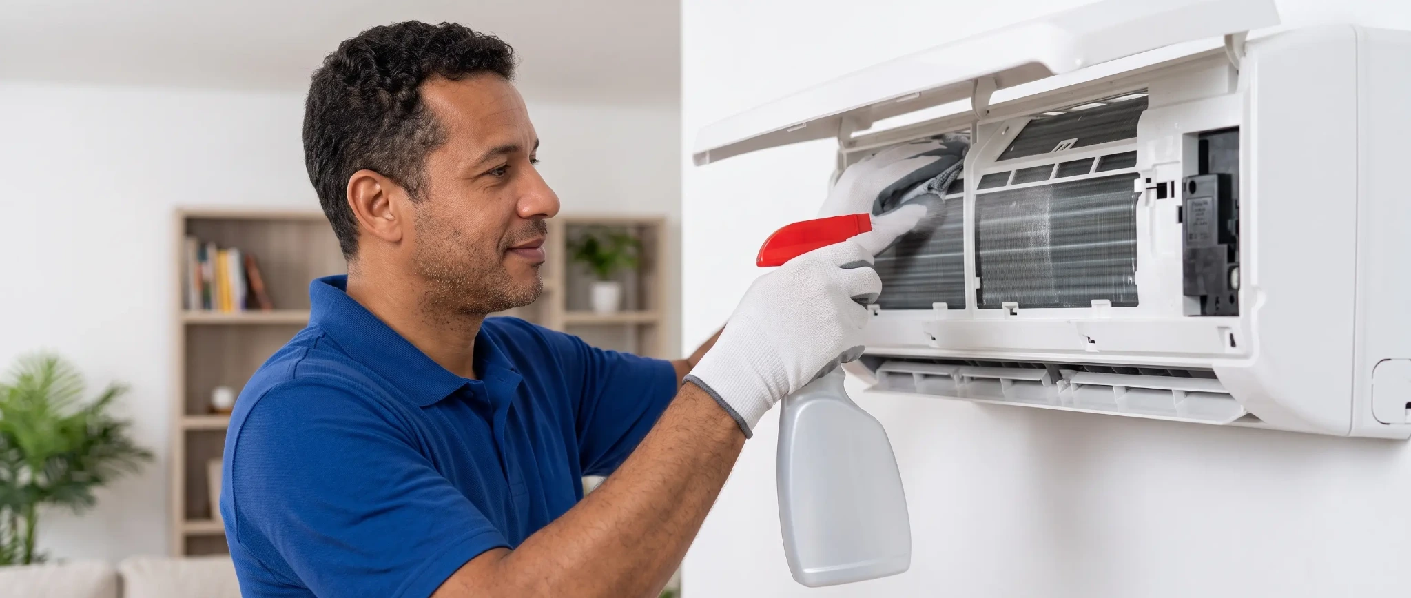 Manutenção em sistema de climatização