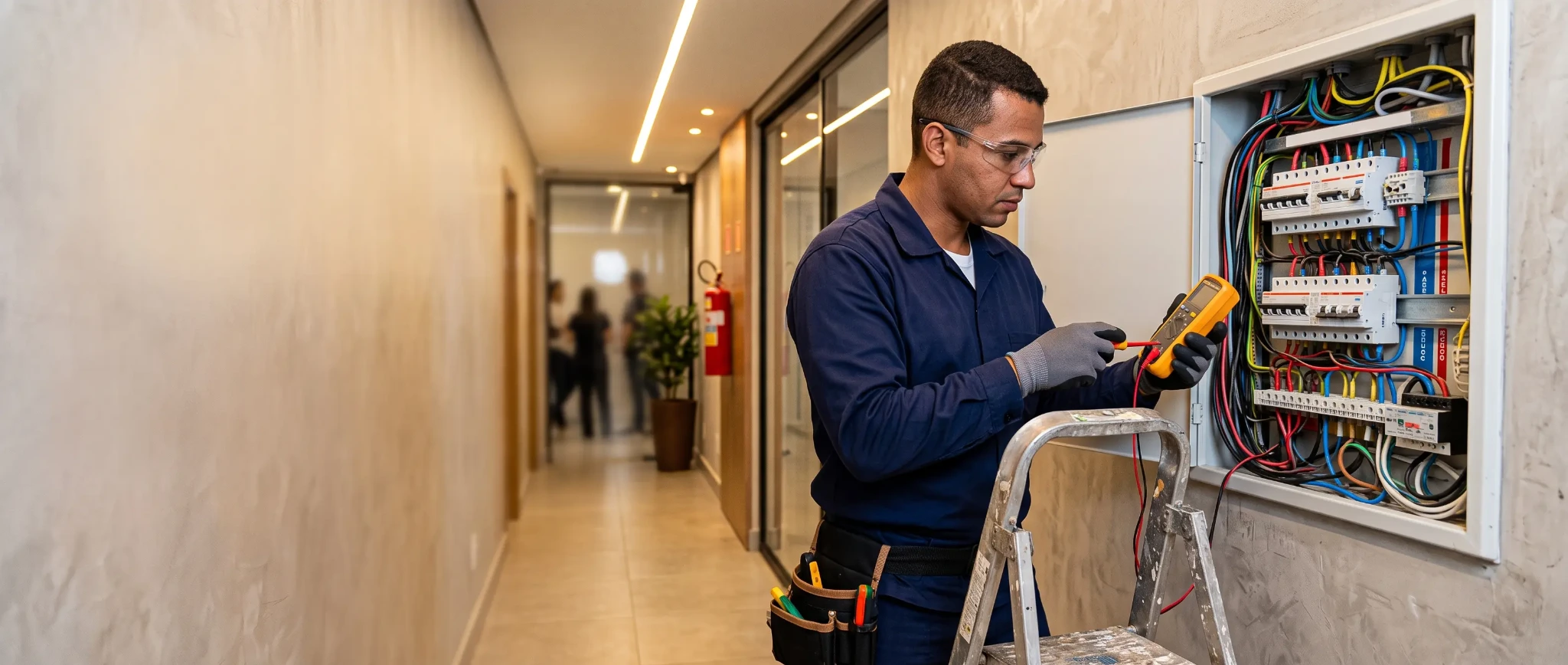 Serviço técnico em quadro elétrico